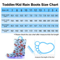 2020 China New Fashion Half Calf Rain Boots with Lights for kids